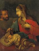 Josephus Laurentius Dyckmans Holy Family with sleeping Jesus oil painting artist